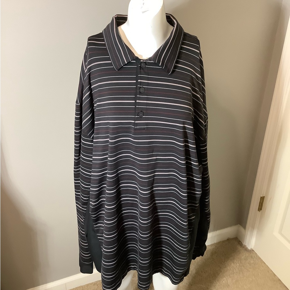 Men’s XL Nike Golf Dri Fit UV Long Sleeve Polo Shirt